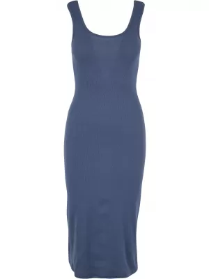 Dámské šaty URBAN CLASSICS TB6190 VINTAGE BLUE