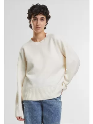 Dámský svetr URBAN CLASSICS TB7094 WHITE/SAND