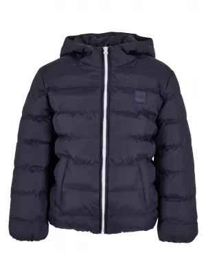 Dětská bunda URBAN CLASSICS UCK863 NAVY/WHITE/NAVY