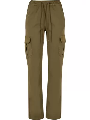 Dámské kalhoty URBAN CLASSICS TB6158 TINI OLIVE