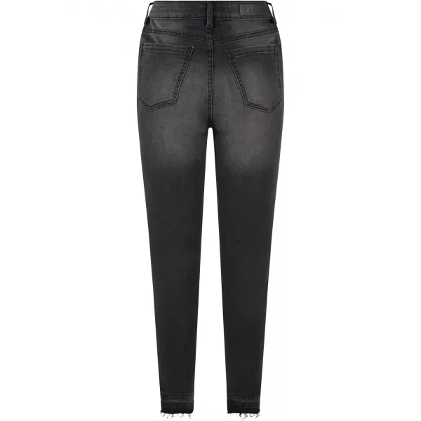  Dámské džíny URBAN CLASSICS TB6865 BLACK WASHED 