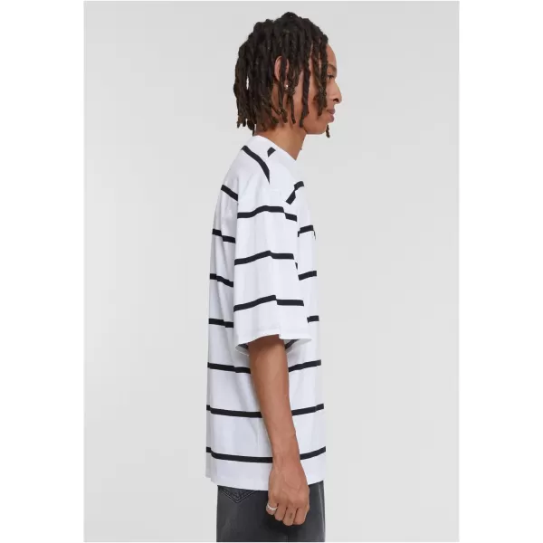  Pánské triko URBAN CLASSICS TB6412 WHITE/BLACK 