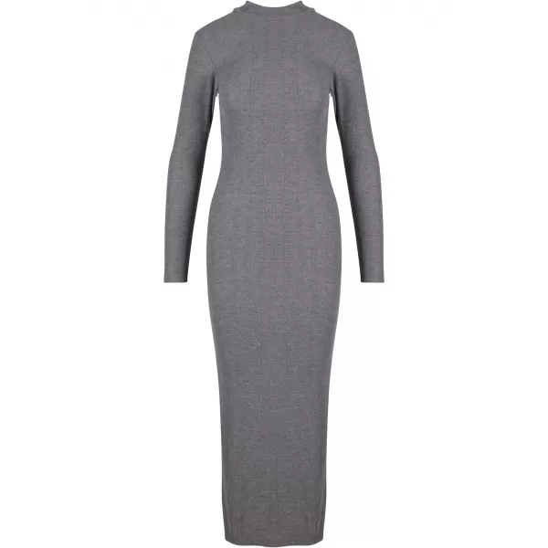  Dámské šaty URBAN CLASSICS TB6933 DARK GREY MELANGE 