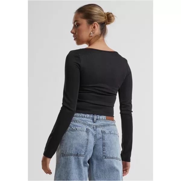  Dámské triko URBAN CLASSICS TB6996 BLACK 