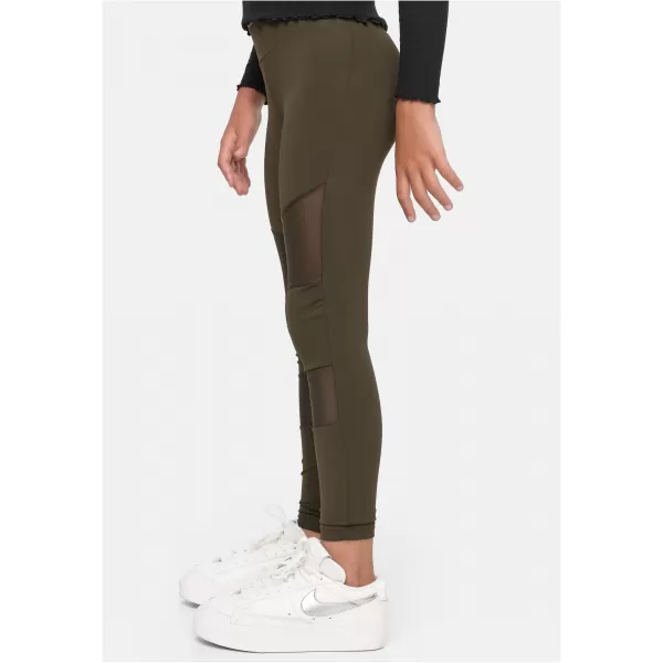  Dětské legíny URBAN CLASSICS UCK1174 DARK OLIVE 