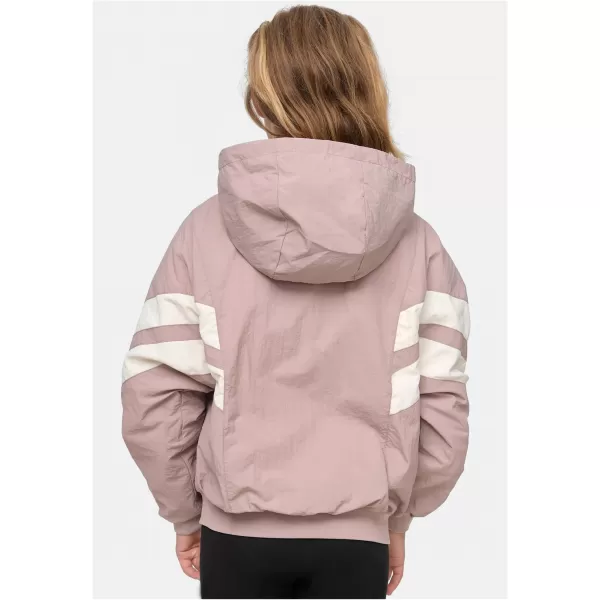 Dětská bunda URBAN CLASSICS UCK2664 DUSK ROSE/WHITE SAND 