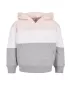 Dětská mikina URBAN CLASSICS UCK1843 LIGHT ROSE/WHITE/GREY