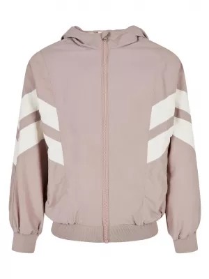 Dětská bunda URBAN CLASSICS UCK2664 DUSK ROSE/WHITE SAND