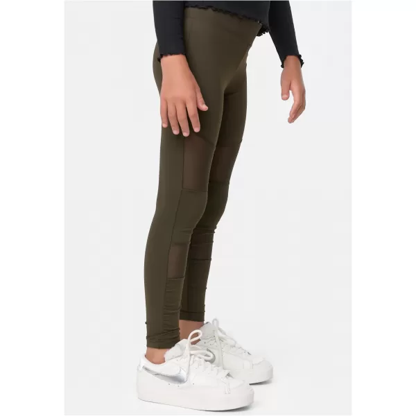  Dětské legíny URBAN CLASSICS UCK1174 DARK OLIVE 
