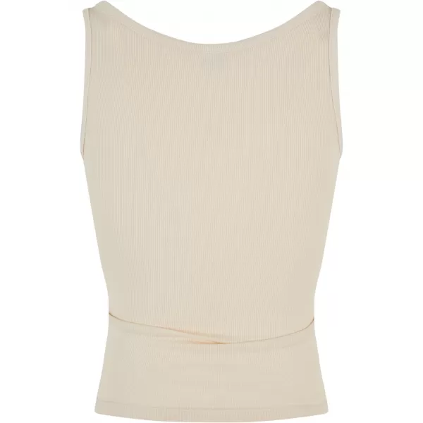  Dámské tílko URBAN CLASSICS TB6870A WHITE SAND/BLACK 