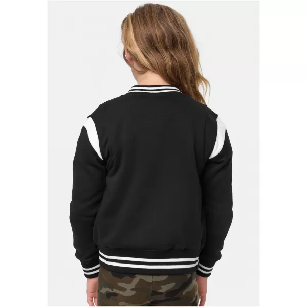  Dětská bunda URBAN CLASSICS UCK2618 BLACK/WHITE 