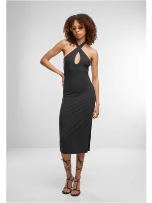 Dámské šaty URBAN CLASSICS TB7499 BLACK