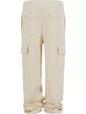 Dětské tepláky URBAN CLASSICS UCK6857 WHITE/SAND