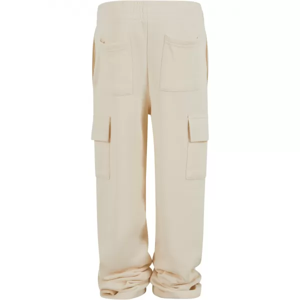  Dětské tepláky URBAN CLASSICS UCK6857 WHITE/SAND 