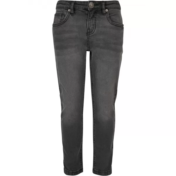  Dětské džíny URBAN CLASSICS UCK1437 BLACK WASHED 