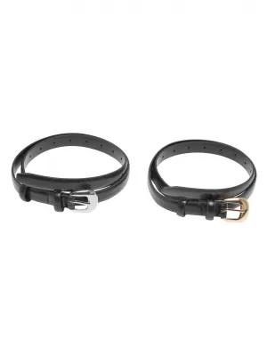 Dámský pásek URBAN CLASSICS TB7208A BLACK/SILVER/BLACK/GOLD