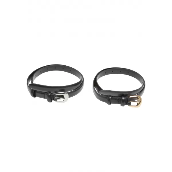  Dámský pásek URBAN CLASSICS TB7208A BLACK/SILVER/BLACK/GOLD 