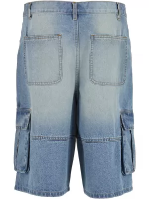 Pánské kraťasy URBAN CLASSICS TB7367 NEW LIGHT BLUE DIRTY WASHED