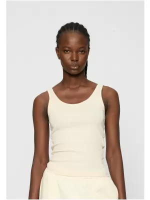 Dámské tílko URBAN CLASSICS TB6870A WHITE SAND/BLACK