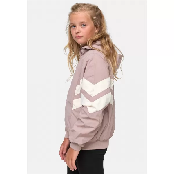  Dětská bunda URBAN CLASSICS UCK2664 DUSK ROSE/WHITE SAND 