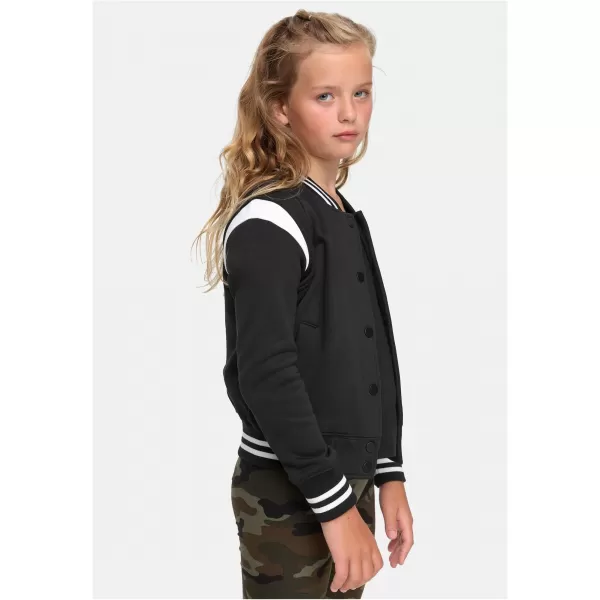  Dětská bunda URBAN CLASSICS UCK2618 BLACK/WHITE 