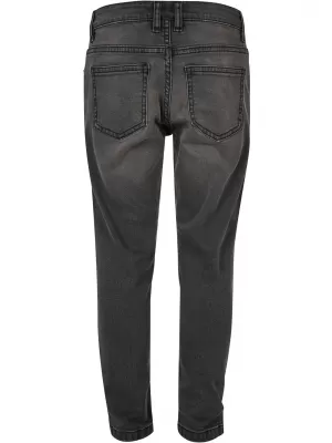 Dětské džíny URBAN CLASSICS UCK1437 BLACK WASHED