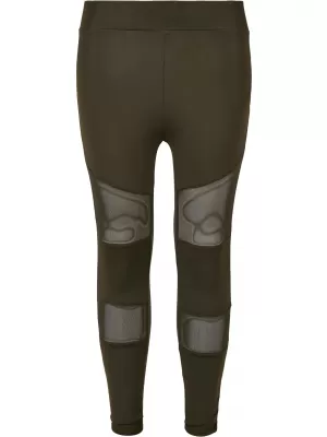 Dětské legíny URBAN CLASSICS UCK1174 DARK OLIVE