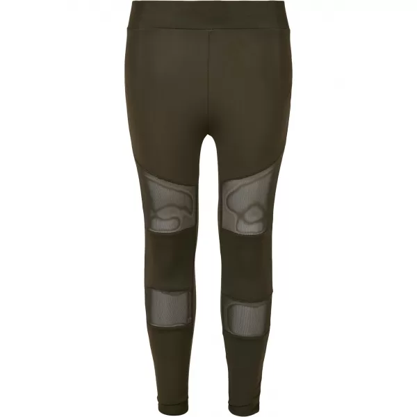  Dětské legíny URBAN CLASSICS UCK1174 DARK OLIVE 