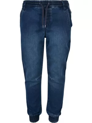 Dětské kalhoty URBAN CLASSICS UCK1794 BLUE WASHED