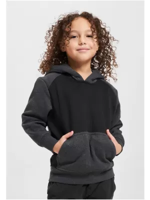 Dětská mikina URBAN CLASSICS UCK3831 BLACK/CHARCOAL