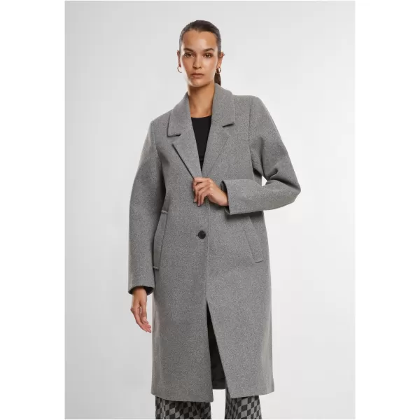  Dámský kabát URBAN CLASSICS TB7075 DARK GREY MELANGE 