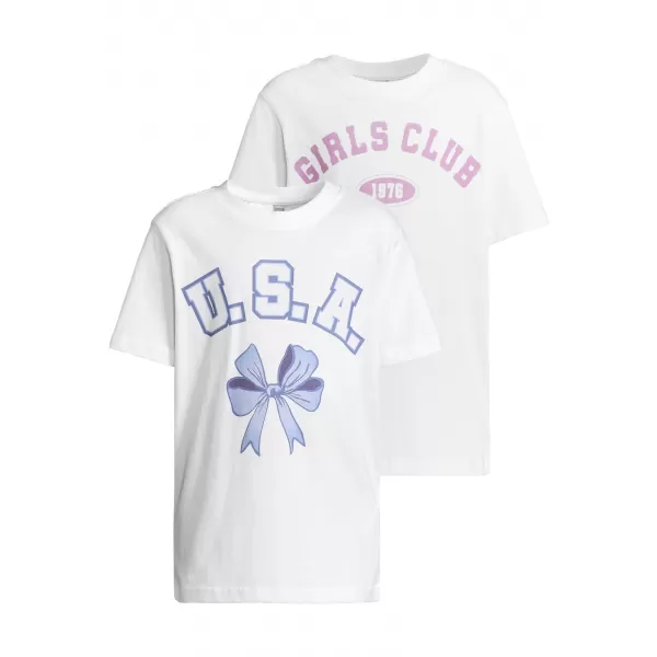  Dětské triko URBAN CLASSICS UCK7918A WHITE/WHITE 