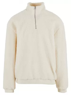 Pánská mikina URBAN CLASSICS TB7266 WHITE/SAND