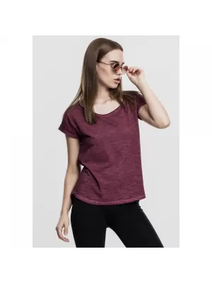 Dámské triko URBAN CLASSICS TB1196 BURGUNDY