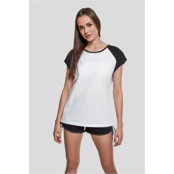  Dámské triko URBAN CLASSICS TB1913 WHITE/BLACK 