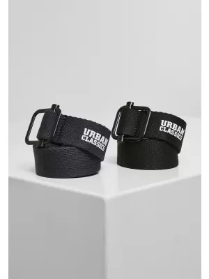 Pásek URBAN CLASSICS TB4294 BLACK/NAVY