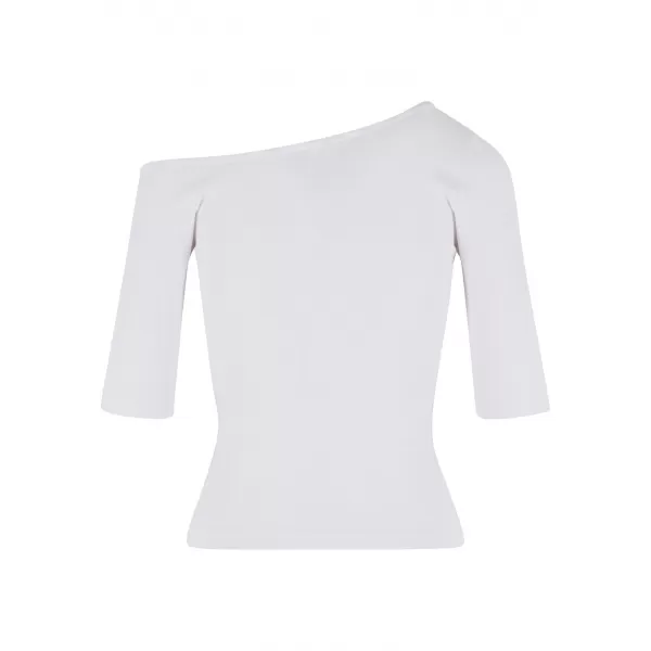  Dámské triko URBAN CLASSICS TB7096A WHITE/WHITE 