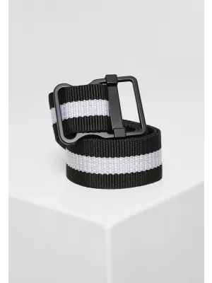 Pásek URBAN CLASSICS TB3576 BLACK/WHITE