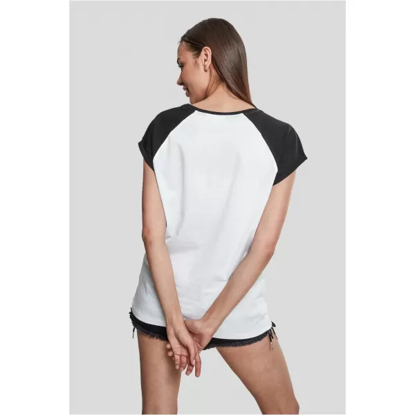  Dámské triko URBAN CLASSICS TB1913 WHITE/BLACK 