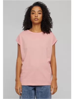 Dámské triko URBAN CLASSICS TB771A LEMONADE PINK/WHITE