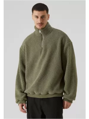 Pánská mikina URBAN CLASSICS TB7266 PALE GREEN