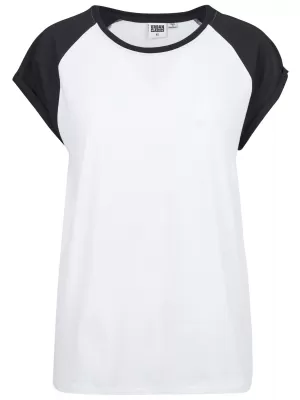 Dámské triko URBAN CLASSICS TB1913 WHITE/BLACK