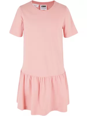Dětské šaty URBAN CLASSICS UCK4104 LEMONADE PINK