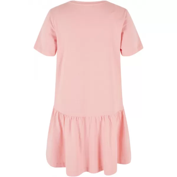  Dětské šaty URBAN CLASSICS UCK4104 LEMONADE PINK 