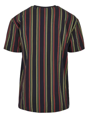 Pánské triko URBAN CLASSICS TB3693 MIDNIGHT NAVY/BURNED RED